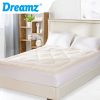 Mattress Topper 100% Wool Underlay Reversible Mat Pad Protector – QUEEN