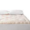 Mattress Topper 100% Wool Underlay Reversible Mat Pad Protector – QUEEN