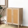 Storage Cabinet Rattan Dresser Chest of Drawers Tallboy Wooden Cabinet