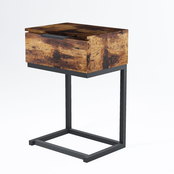 Hayden Bedside Tables Drawers Side Table Wood Nightstand Storage Cabinet Unit