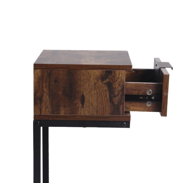 Hayden Bedside Tables Drawers Side Table Wood Nightstand Storage Cabinet Unit