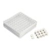 White Portable 9-Cube 3 Column Storage Organiser Foldable DIY Modular Grid Space Saving Shelf 149cm – 2