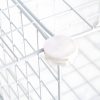 White Portable 9-Cube 3 Column Storage Organiser Foldable DIY Modular Grid Space Saving Shelf 149cm – 2