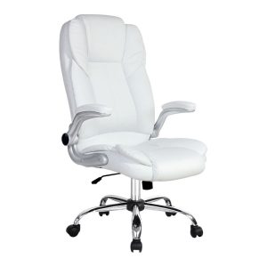 Kea Executive Office Chair Leather – White