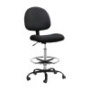 Office Chair Drafting Stool Fabric Chairs Black