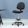 Office Chair Drafting Stool Fabric Chairs Black