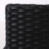 4 PCS Outdoor Furniture Setting Patio Garden Table Chairs Set Wicker Seat
