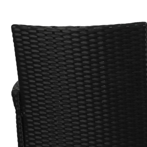 3 Pcs Outdoor Furniture Set Chair Table Patio Garden Rattan Seat Setting
