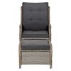 Recliner Chair Sun lounge Setting Outdoor Furniture Patio Wicker Sofa
