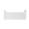 Outdoor Storage Bench Box 129cm Wooden Garden Toy Chest Sheds Patio Furniture XL White