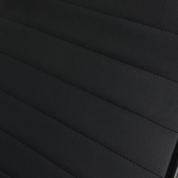 Office Chair Gaming Chair Home Work Study PU Mat Seat High-Back Computer Black