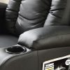 Recliner Chair Electric Massage Chairs Leather Lounge Sofa Heated Black