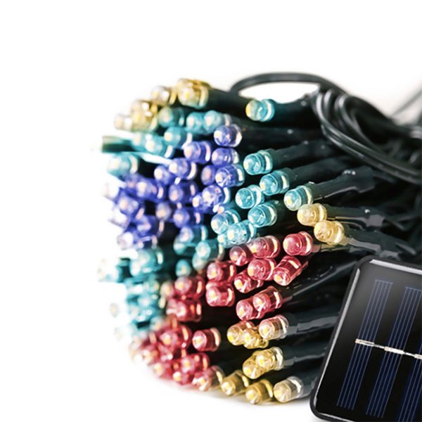 Solar Powered LED Fairy String Lights Outdoor Garden Party Wedding Controller – 25 M, Multicolor