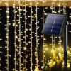 200LED String Solar Powered Fairy Lights Garden Christmas Decor Warm White – 25 M