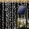 15M 100LED String Solar Powered Fairy Lights Garden Christmas Cold White