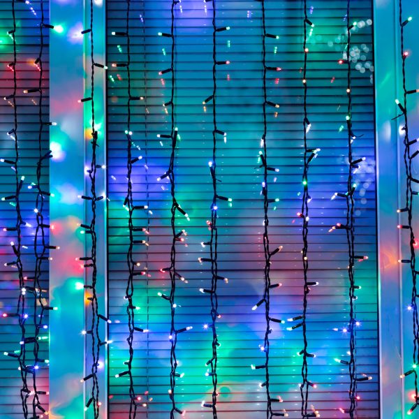 String Solar Powered Fairy Lights Garden Christmas Decor – Multicolor, 300 LED