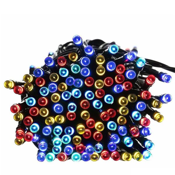 String Solar Powered Fairy Lights Garden Christmas Decor – Multicolor, 300 LED