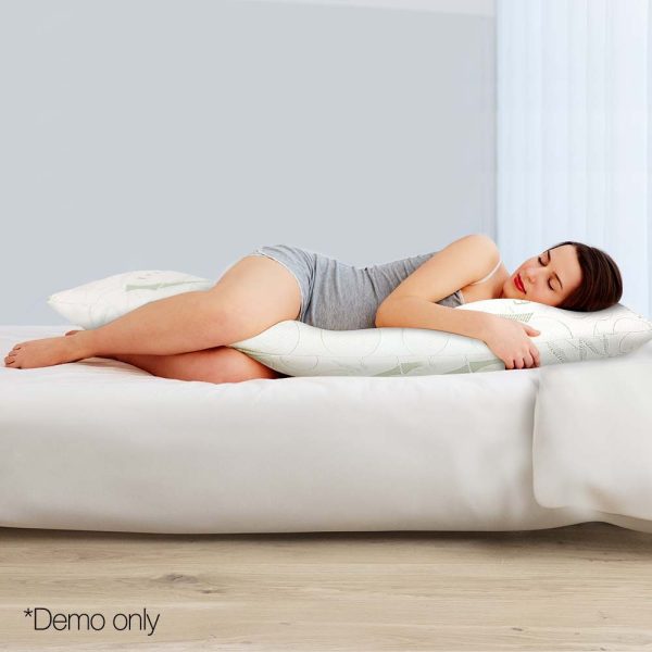 Body Support Pillow Bamboo Cover