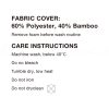 Body Support Pillow Bamboo Cover