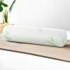 Memory Foam Neck Roll Pillow Bamboo Cover