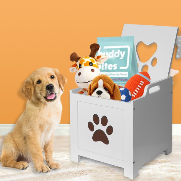 Pet Toy Box Storage Container Organiser Cabinet Indoor Dog Cat Climbing