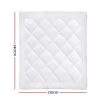 Bedding Microfibre Bamboo Microfiber Quilt – KING, 700 GSM