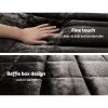 Bedding Faux Mink Quilt Charcoal – SUPER KING