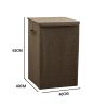 Collapsible Laundry Hamper Storage Box Foldable Canvas Basket Home Organiser Decor