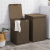 Collapsible Laundry Hamper Storage Box Foldable Canvas Basket Home Organiser Decor