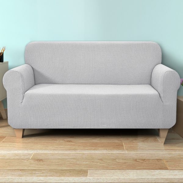 High Stretch Sofa Cover Couch Lounge Protector Slipcovers 3 Seater – Grey