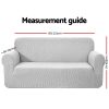 High Stretch Sofa Cover Couch Lounge Protector Slipcovers 3 Seater – Grey