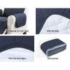 Sofa Cover Quilted Couch Covers Lounge Protector Slipcovers 3 Seater – Dark Grey