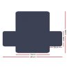 Sofa Cover Quilted Couch Covers Lounge Protector Slipcovers 3 Seater – Dark Grey