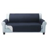 Sofa Cover Quilted Couch Covers Lounge Protector Slipcovers 3 Seater – Dark Grey