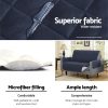 Sofa Cover Quilted Couch Covers Lounge Protector Slipcovers 3 Seater – Dark Grey