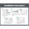 Sofa Cover Elastic Stretchable Couch Covers – Grey, 3 Seater