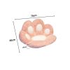 2X 70cm  Pink Paw Shape Cushion Warm Lazy Sofa Decorative Pillow Backseat Plush Mat Home Decor