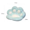 Blue Paw Shape Cushion Warm Lazy Sofa Decorative Pillow Backseat Plush Mat Home Decor