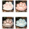Blue Paw Shape Cushion Warm Lazy Sofa Decorative Pillow Backseat Plush Mat Home Decor