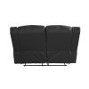 3+2 Seater Recliner Sofa In Faux Leather Lounge Couch in Black