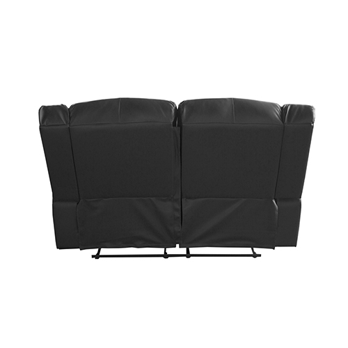 3+2 Seater Recliner Sofa In Faux Leather Lounge Couch in Black