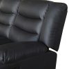 3+2 Seater Recliner Sofa In Faux Leather Lounge Couch in Black