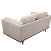 3+2+1 Seater Sofa Beige Fabric Lounge Set for Living Room Couch with Wooden Frame