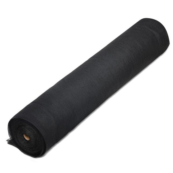 30% UV Shade Cloth Shadecloth Sail Garden Mesh Roll Outdoor – 3.66×30 m, Black