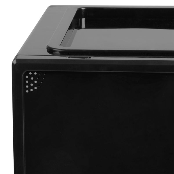 Premium Sneaker Display Case Shoe Storage Box Clear Plastic Magnetic Stackable