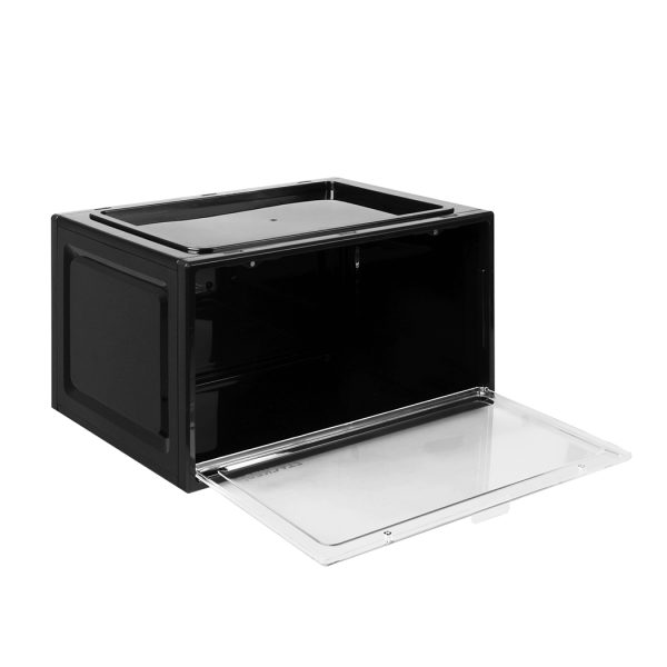 Premium Sneaker Display Case Shoe Storage Box Clear Plastic Magnetic Stackable