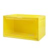 Sneaker Display Case Clear Shoe Storage Box Stackable Magnetic  Yellow