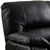Round Corner Sofa Genuine Leather Dark Brown Electric Recliner 2x Cup Holders