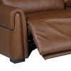 6 Seater Genuine Leather Sofa Power Slide Chaise Zero Gravity Mechanism USB Charger