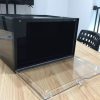 Portable Shoe Organiser Sneaker Footwear Folding Plastic Bin Stackable Storage Box with Magnetic Door